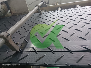 12.7mm thick Ground protection mats application Egypt